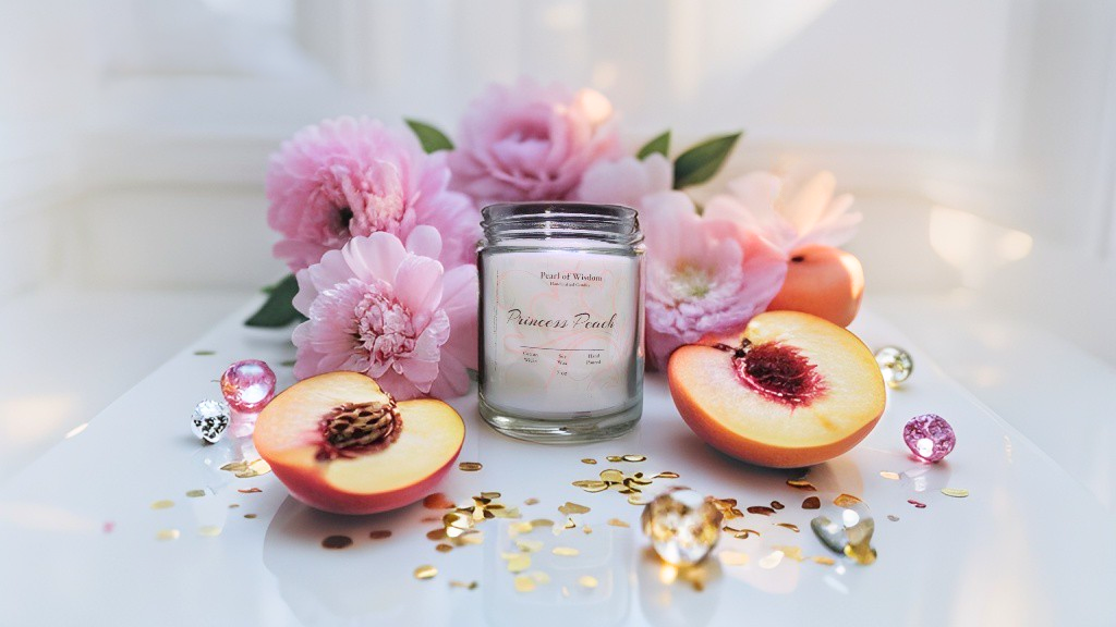 Princess Peach Candle