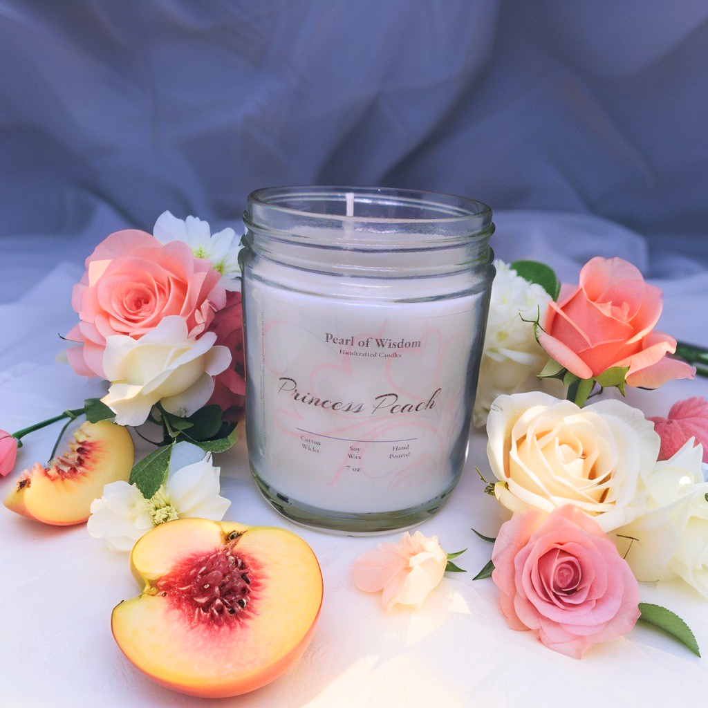 Princess Peach Candle
